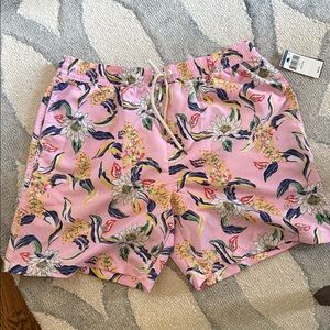 Polo Ralph Lauren Mens XXL Swim Trunks Pink Tropical New With Tags